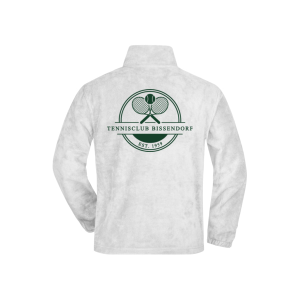 Rückendruck grün - Half-Zip Fleece Miniaturansicht