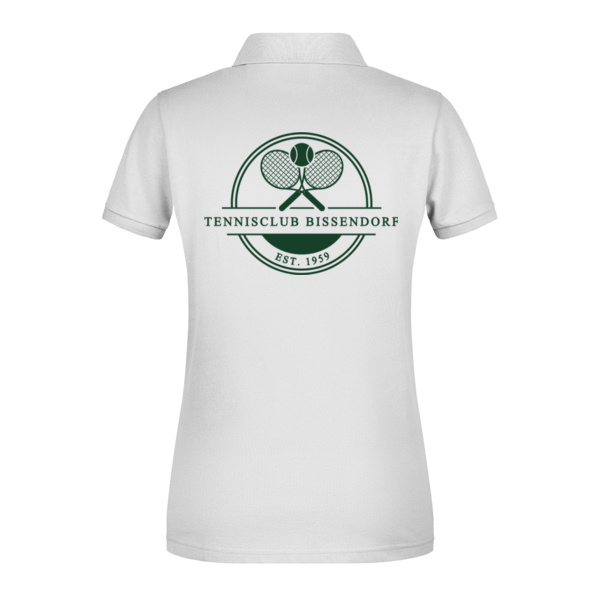 Rückendruck grün - Ladies' Basic Polo Miniaturansicht