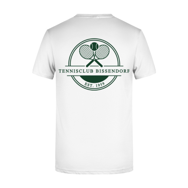 Rückendruck grün - Men's Basic-T Miniaturansicht