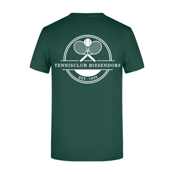 Rückendruck weiß - Men's Basic-T Miniaturansicht