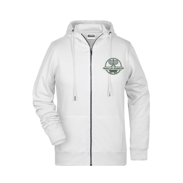 Bruststick grün - Ladies' Zip Hoody Miniaturansicht