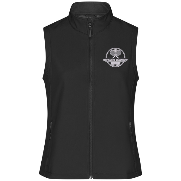 Bruststick weiß - Ladies' Promo Softshell Vest Miniaturansicht