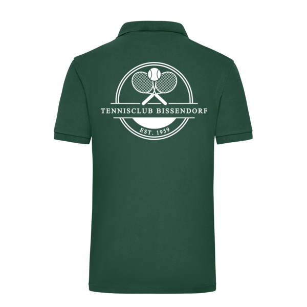 Rückendruck weiß - Workwear Polo Men Miniaturansicht