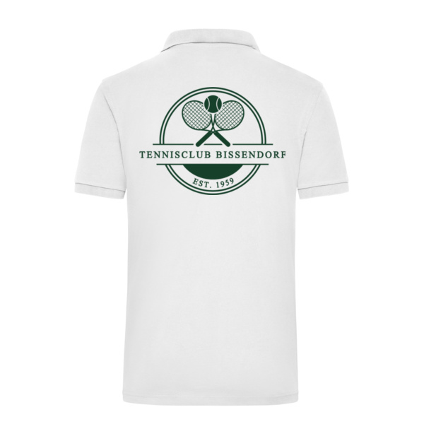 Rückendruck grün - Workwear Polo Men Miniaturansicht